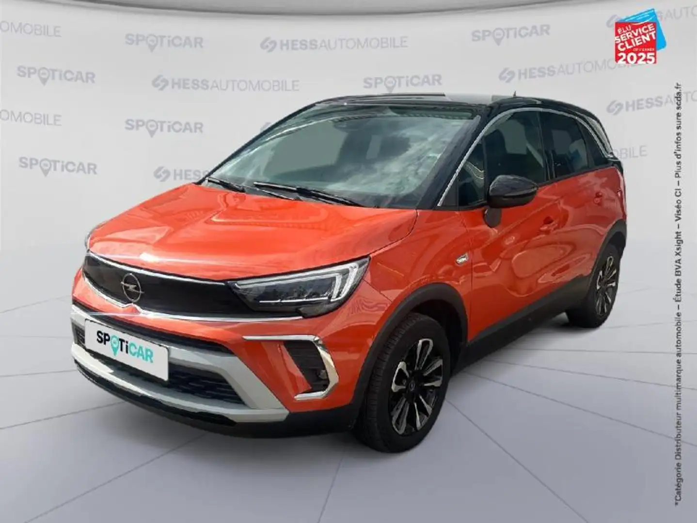 Opel Crossland 1.2 Turbo 110ch Elegance Orange - 1