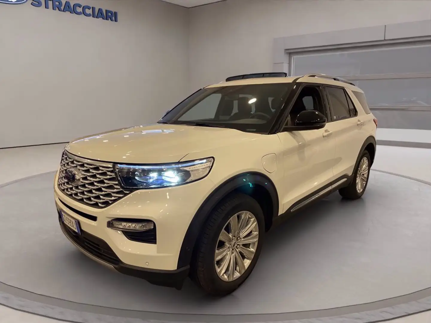 Ford Explorer 3.0 phev Platinum awd Bianco - 1