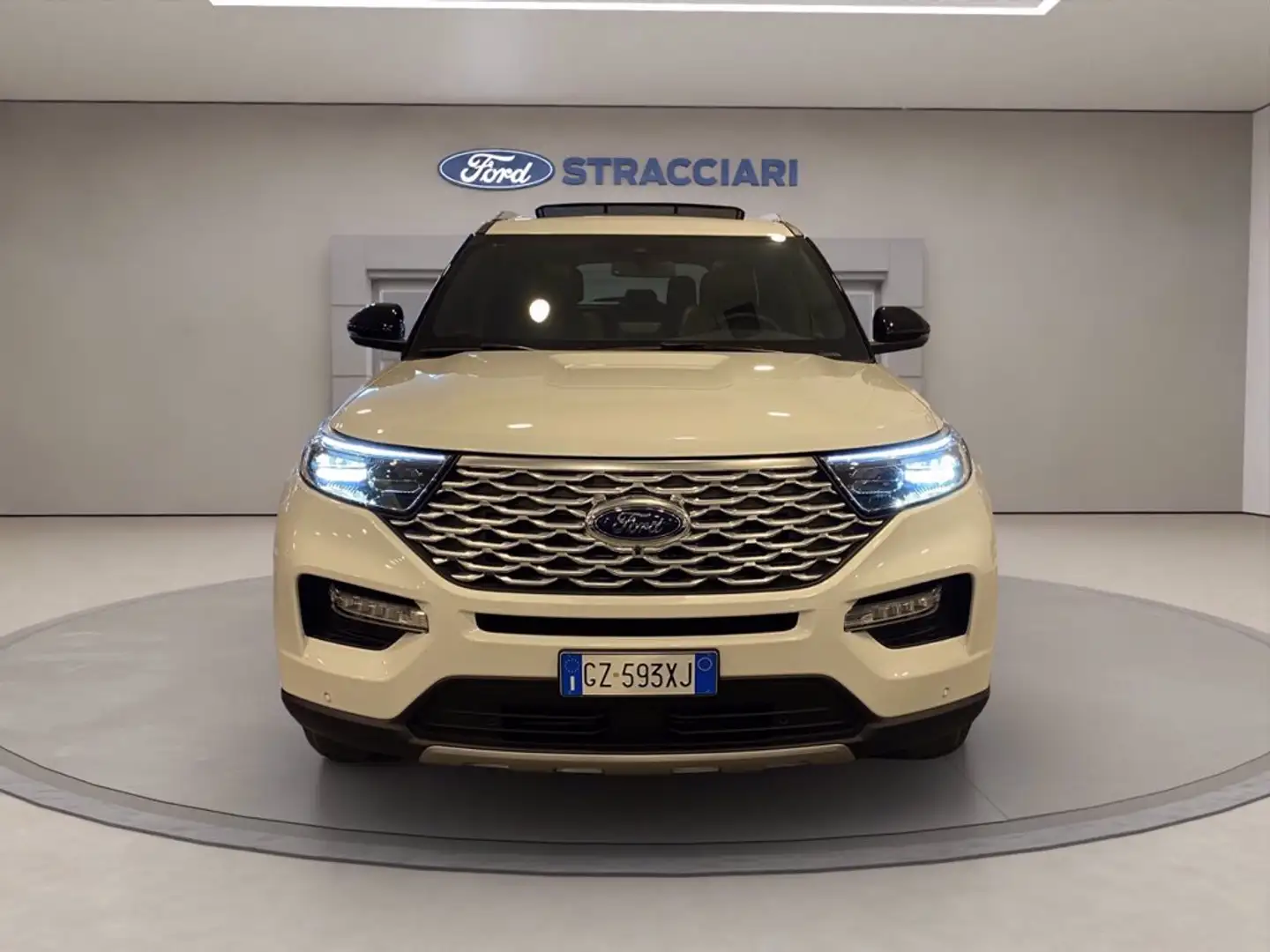 Ford Explorer 3.0 phev Platinum awd Bianco - 2