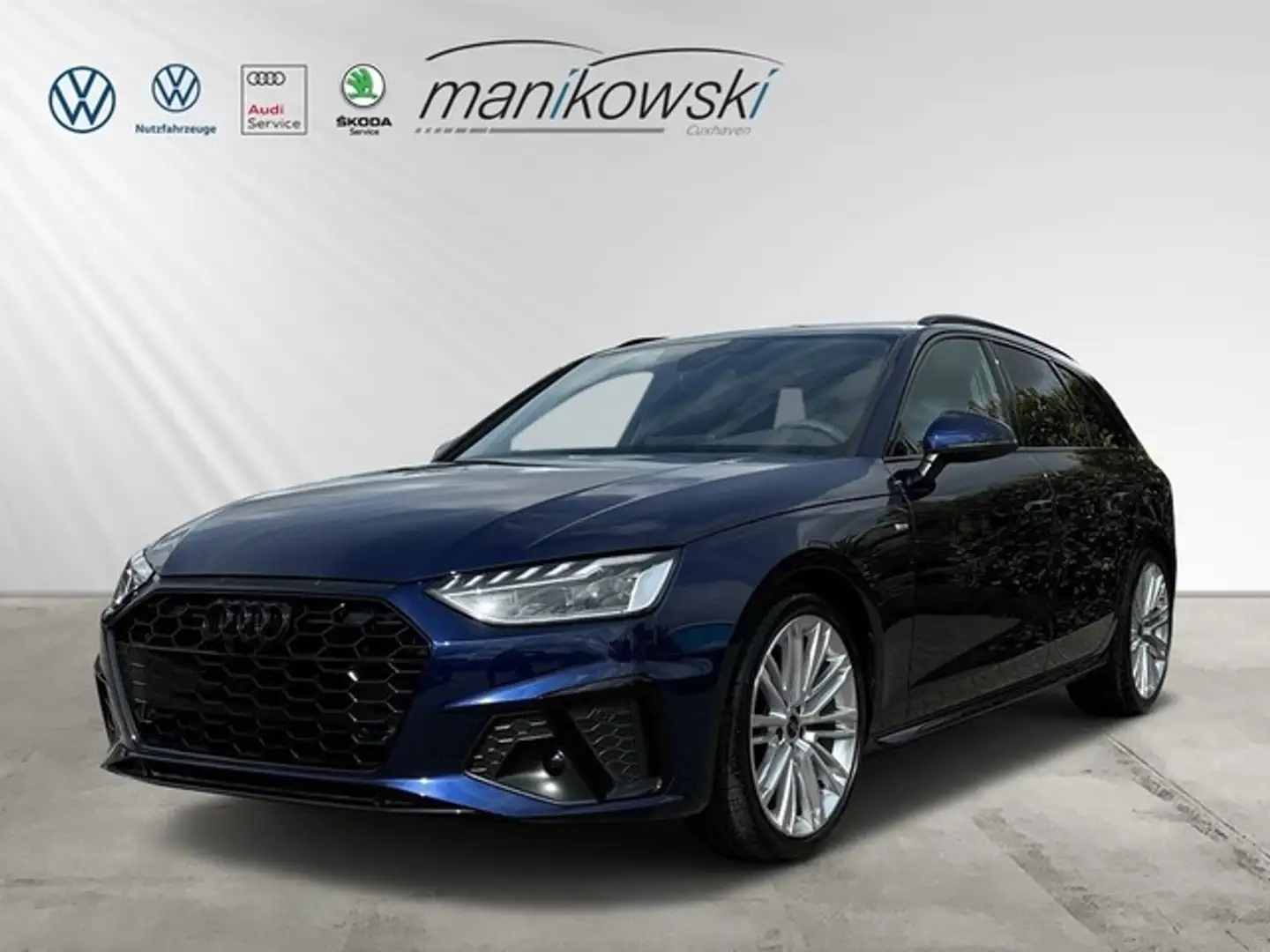 Audi A4 Avant 35TDI S-tronic *S-Line/ black*AHK+LED+Navi+A Blauw - 1