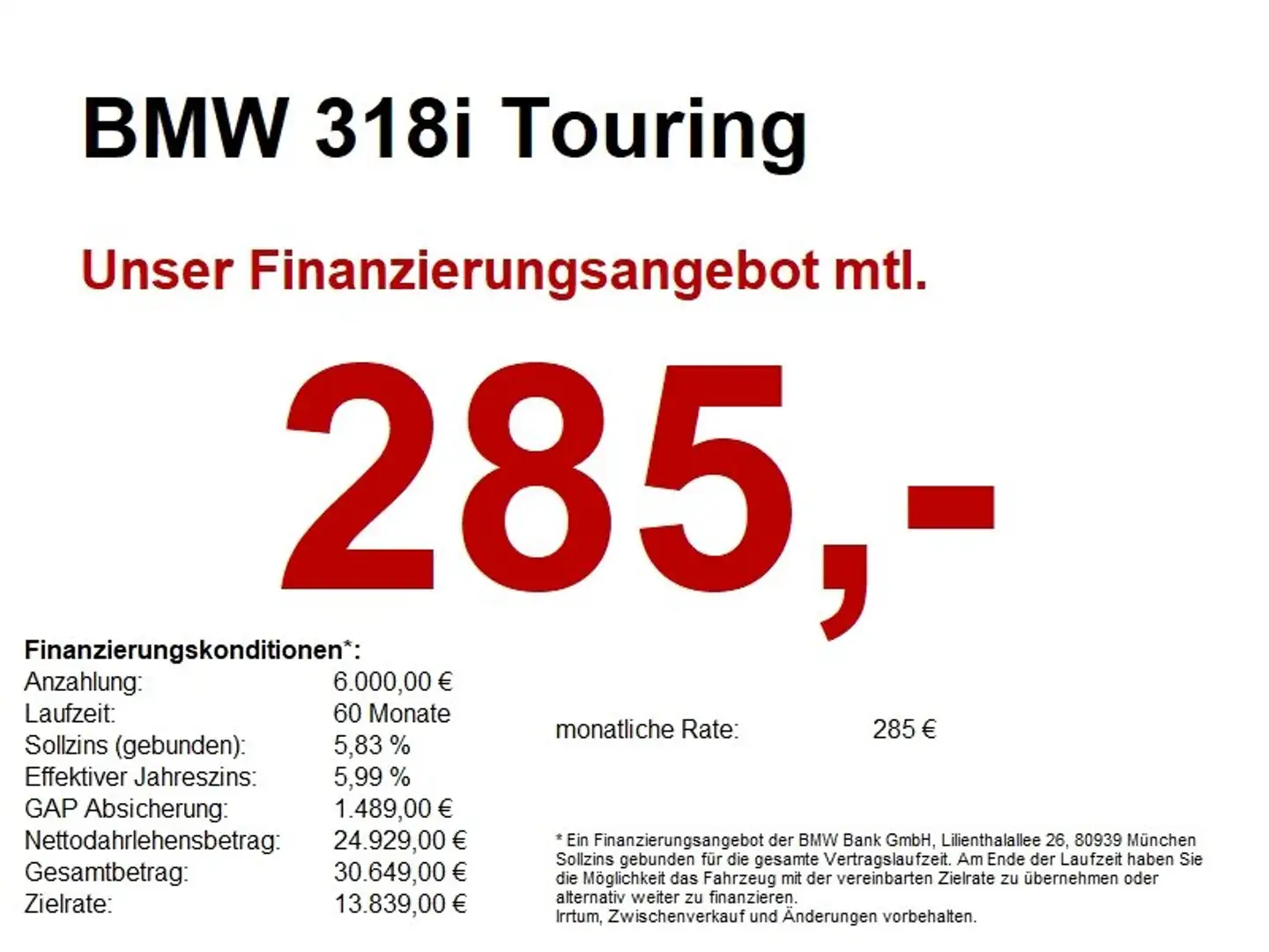 BMW 318 i Touring M Sport Navi.LED.ACC.RFK.Pano.HarKa Weiß - 1