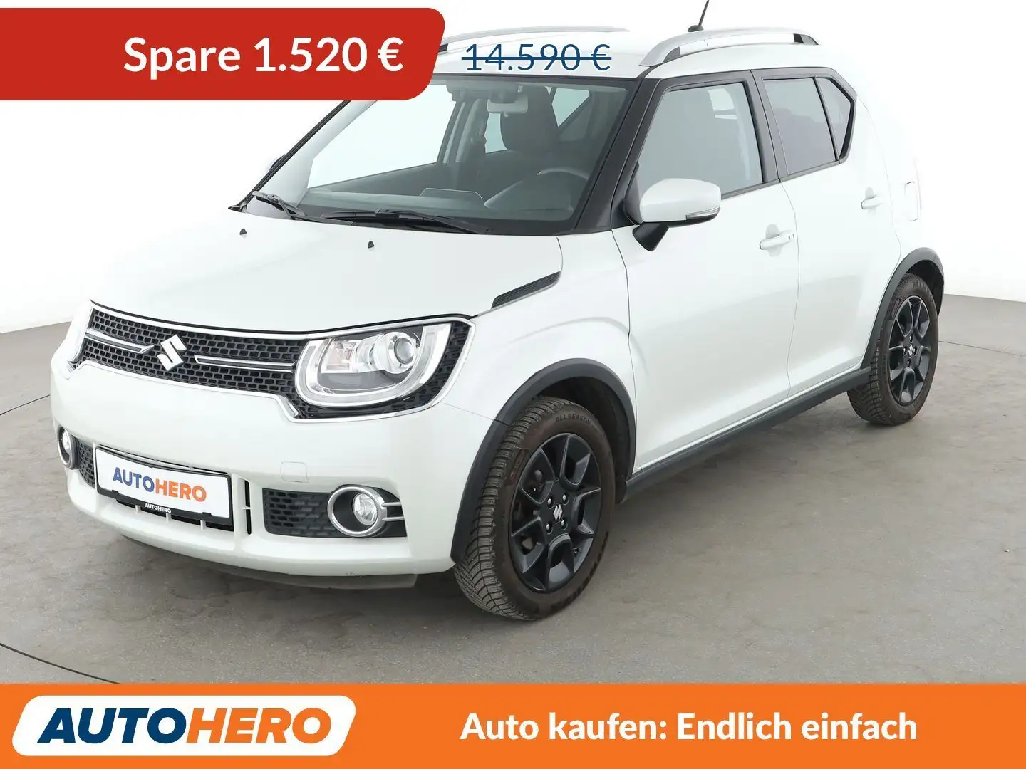 Suzuki Ignis 1.2 DualJet Comfort +*NAVI*TEMPO*CAM*AHK*KLIMA* Weiß - 1