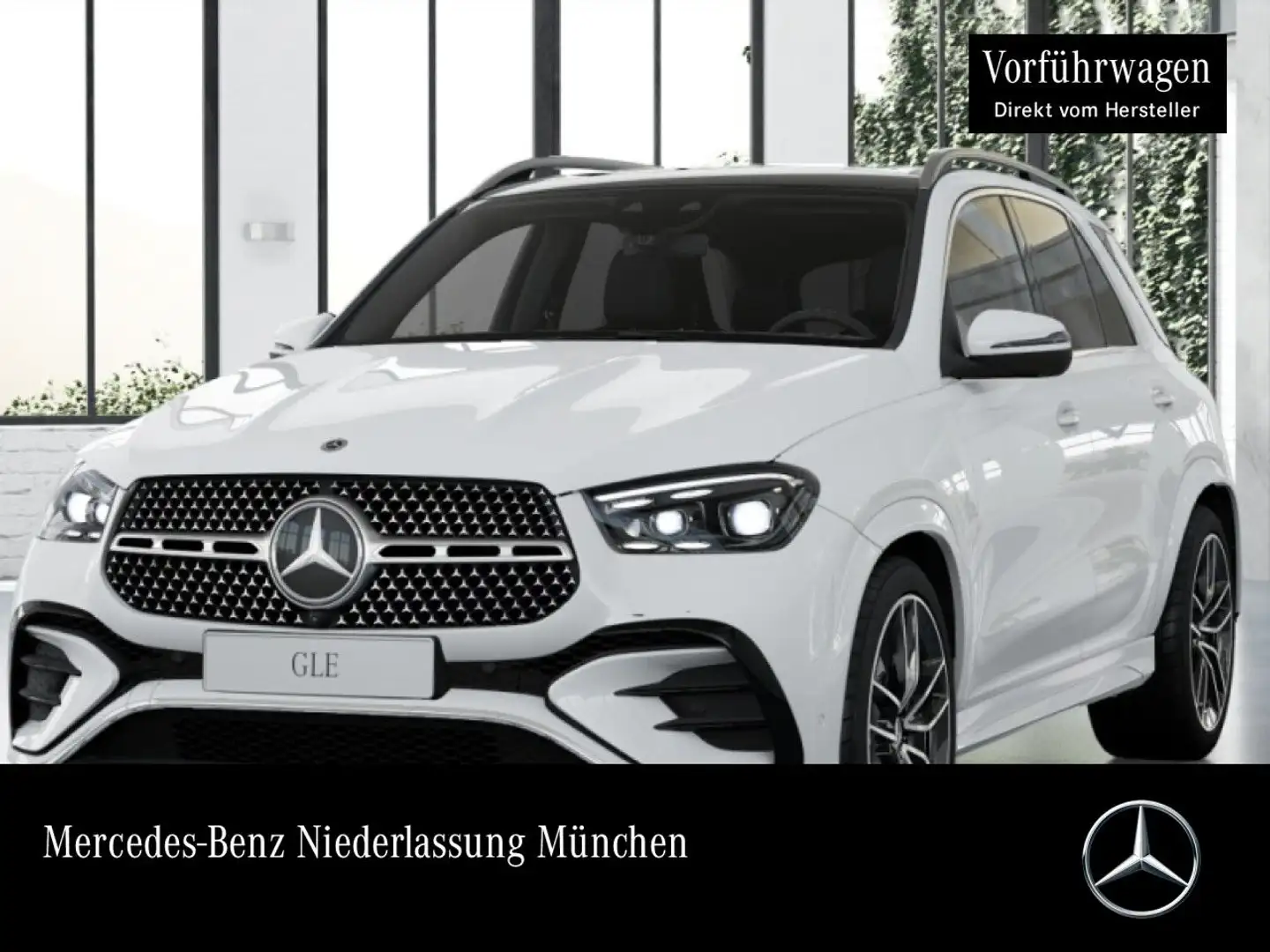 Mercedes-Benz GLE 450 4M AMG+PANO+360+AHK+MULTIBEAM+22"+HUD+SPUR Weiß - 1