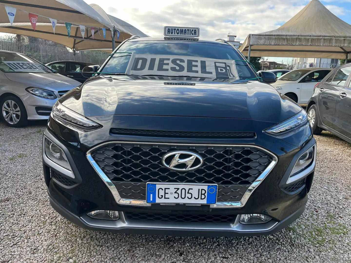Hyundai KONA 1600 CRDI 136 AUTOMATIVìCO FULL OPTIONAL KM CER Noir - 2