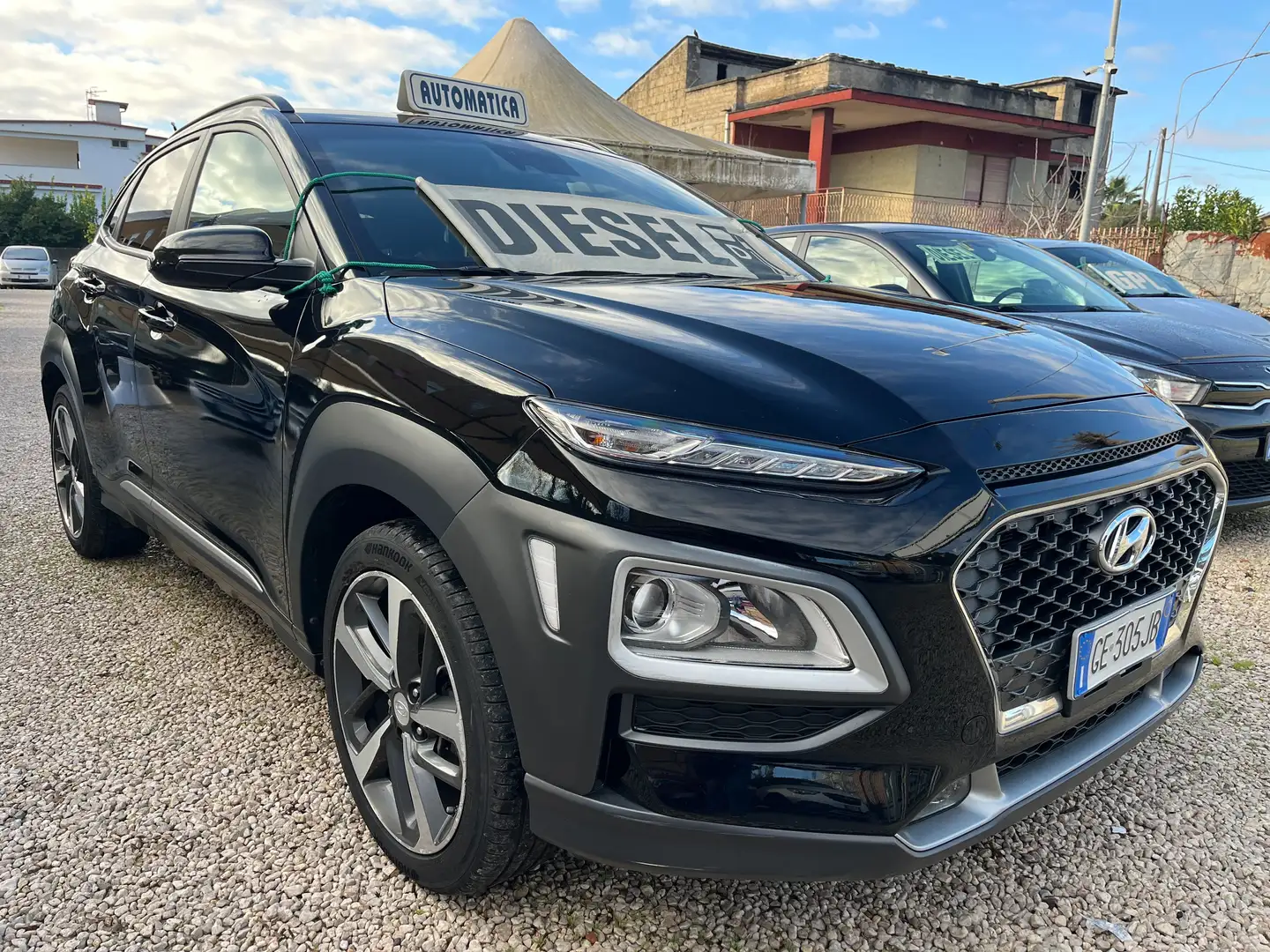 Hyundai KONA 1600 CRDI 136 AUTOMATIVìCO FULL OPTIONAL KM CER Noir - 1