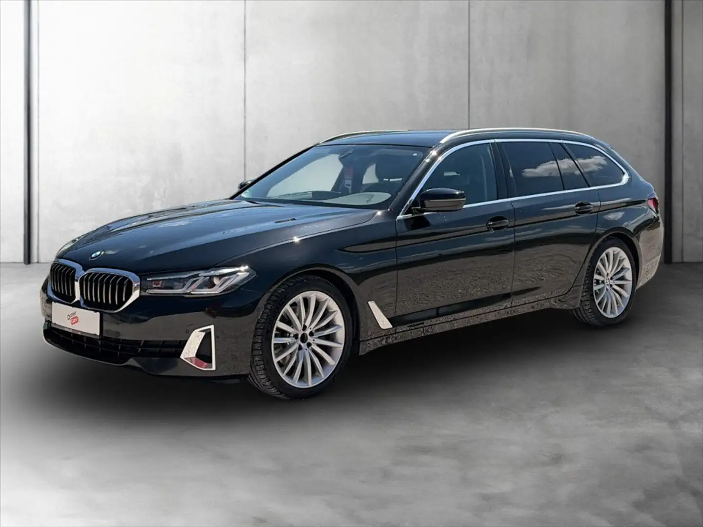 BMW 520 d Touring Luxury Line LED+LEDER+NAVI+Sportp. Schwarz - 2