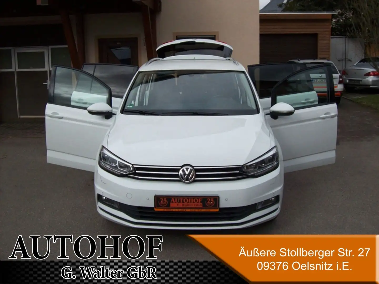 Volkswagen Touran Comfortline BMT/Start-Stopp/XENON/NAVI/ Wit - 2
