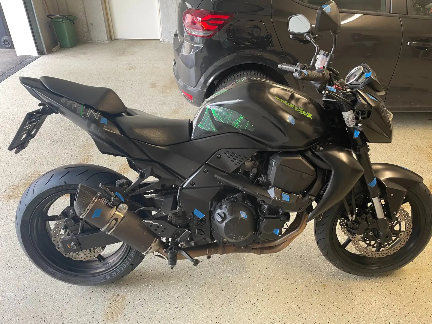 Kawasaki Z 750 ZR750 Black Edition Schwarz - 1