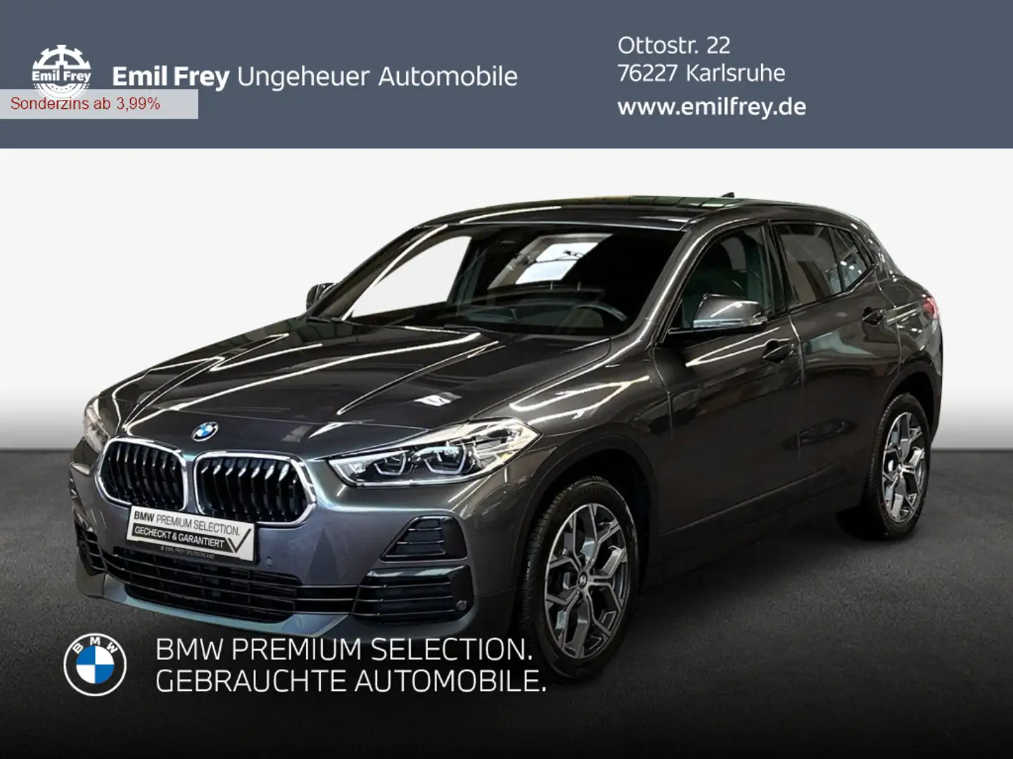BMW X2 xDrive25d Aut. Advantage Plus Grau - 1
