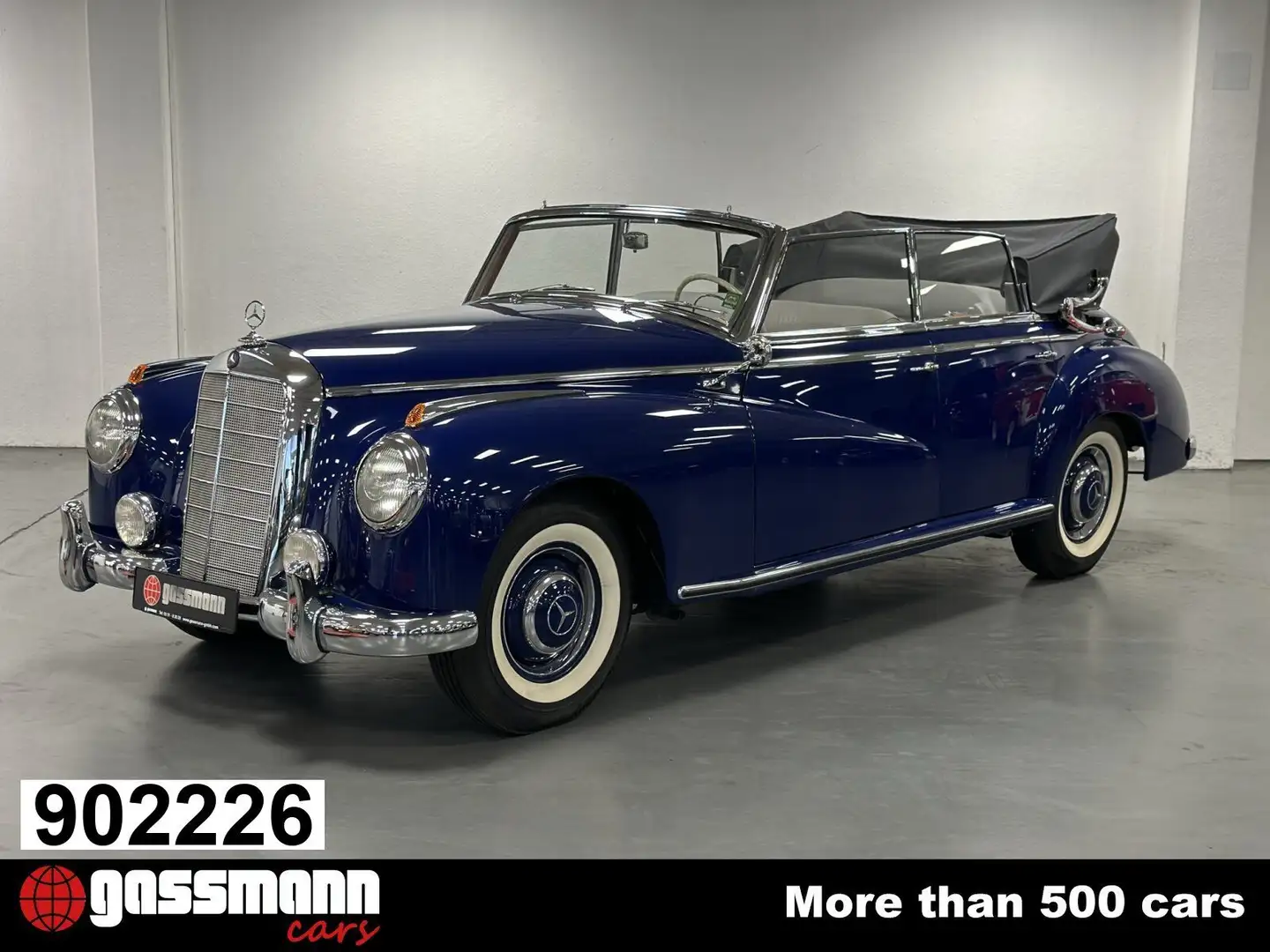 Mercedes-Benz 300 Adenauer Cabriolet D, W186 Albastru - 1