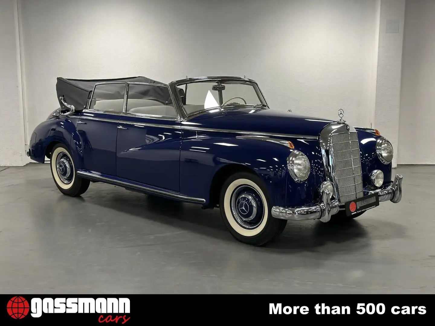 Mercedes-Benz 300 Adenauer Cabriolet D, W186 Azul - 2
