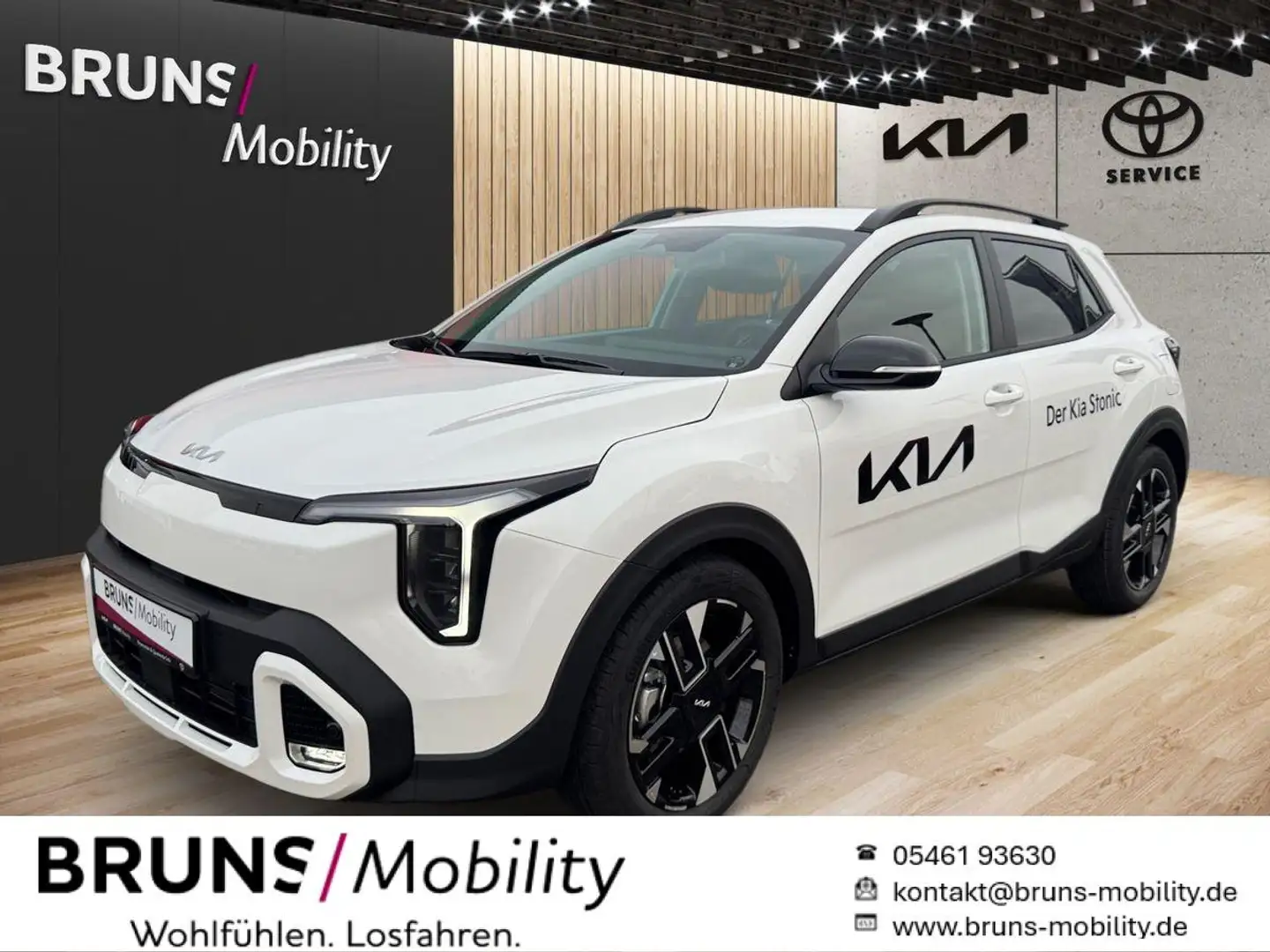 Kia Stonic 1.0T DCT GT-Line  Neues Modell 2026! Weiß - 1