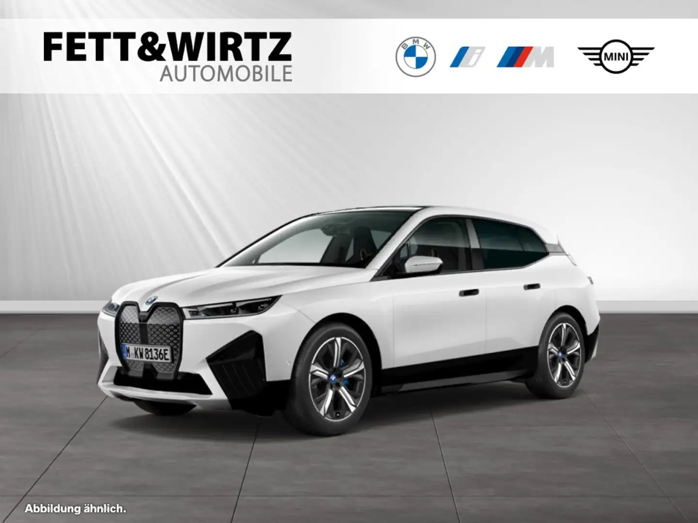 BMW iX xDrive50 Sportp.|Sky Lounge|AHK|Harman/Kardon Bílá - 1