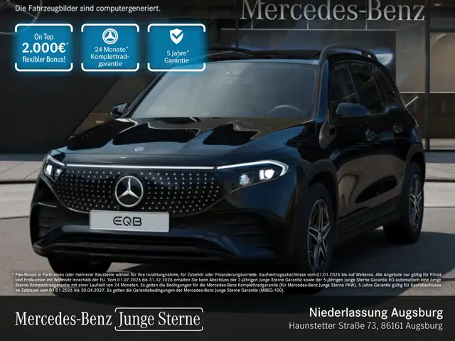 Mercedes-Benz EQB 300 4M AMG+NIGHT+ADVANCED+PANO+360+MEMORY+SPUR