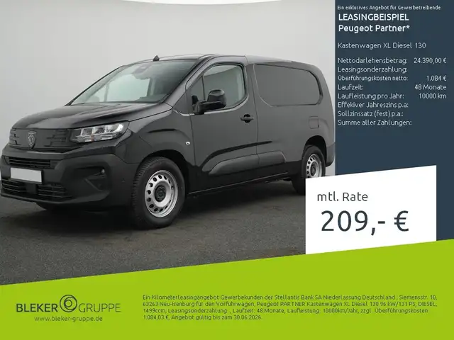 2025 Peugeot Partner in Black for sale