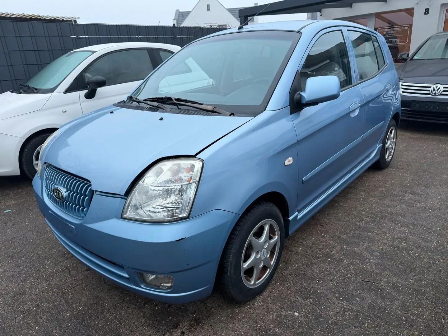 Kia Picanto 1.1 EX,Klima,Servo,Sitzheizung,TÜV NEU Blau - 1