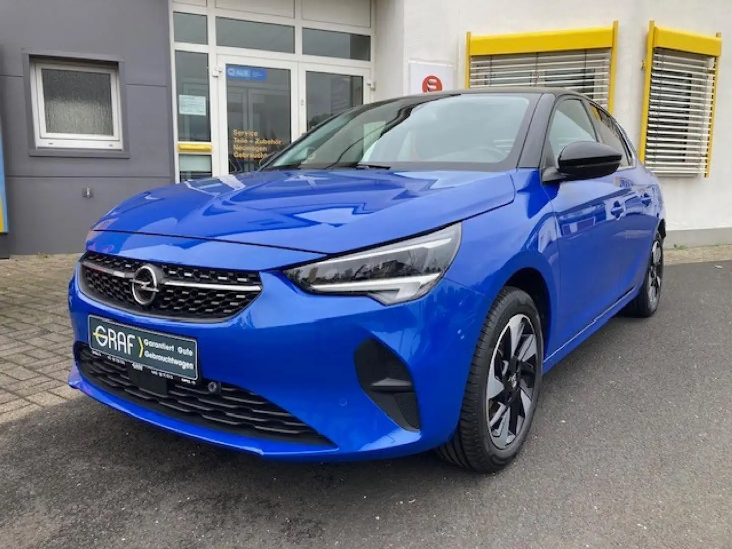 Opel Corsa-e e Elegance *SiLeHz*LED*EPHv+h+Kam*Alu* Bleu - 2