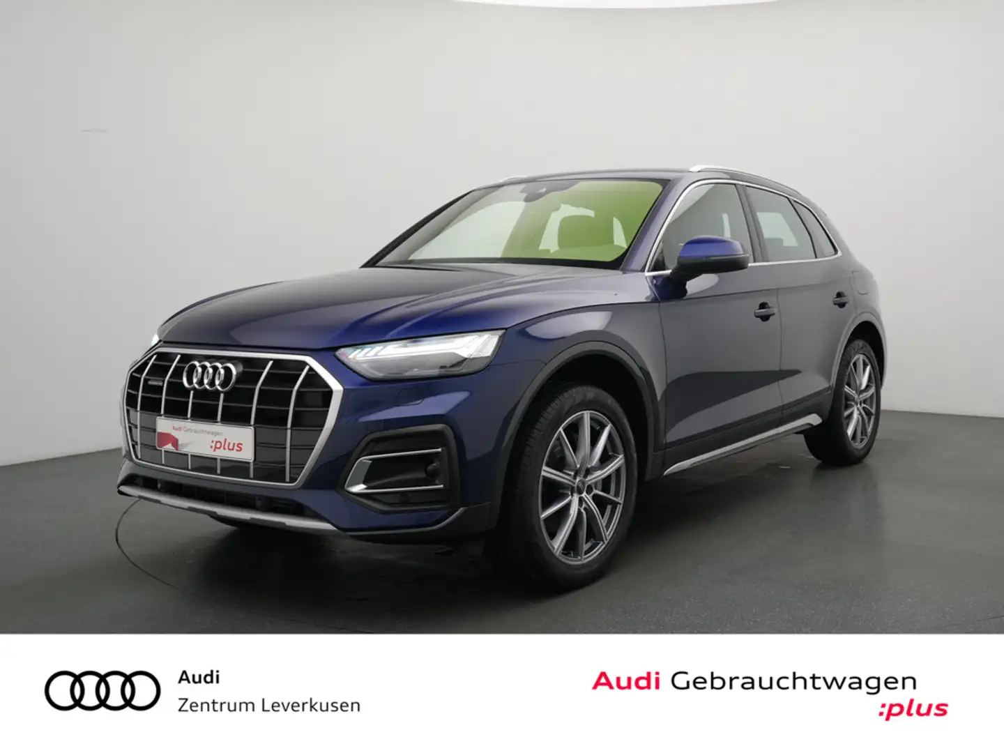 Audi Q5 e quattro S line MATRIX LEDER AHK ACC NAVI Bleu - 1