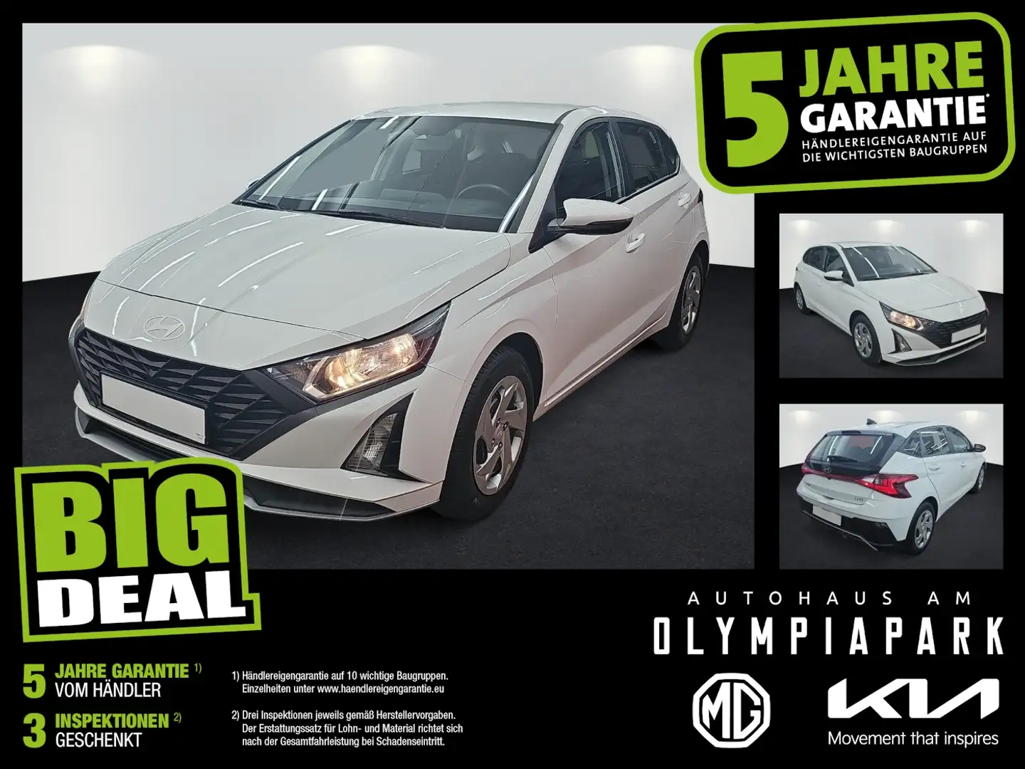 Hyundai i20 1.2 KAMERA*PDC*LED*KLIMA*SPURHALTEASS. Weiß - 1