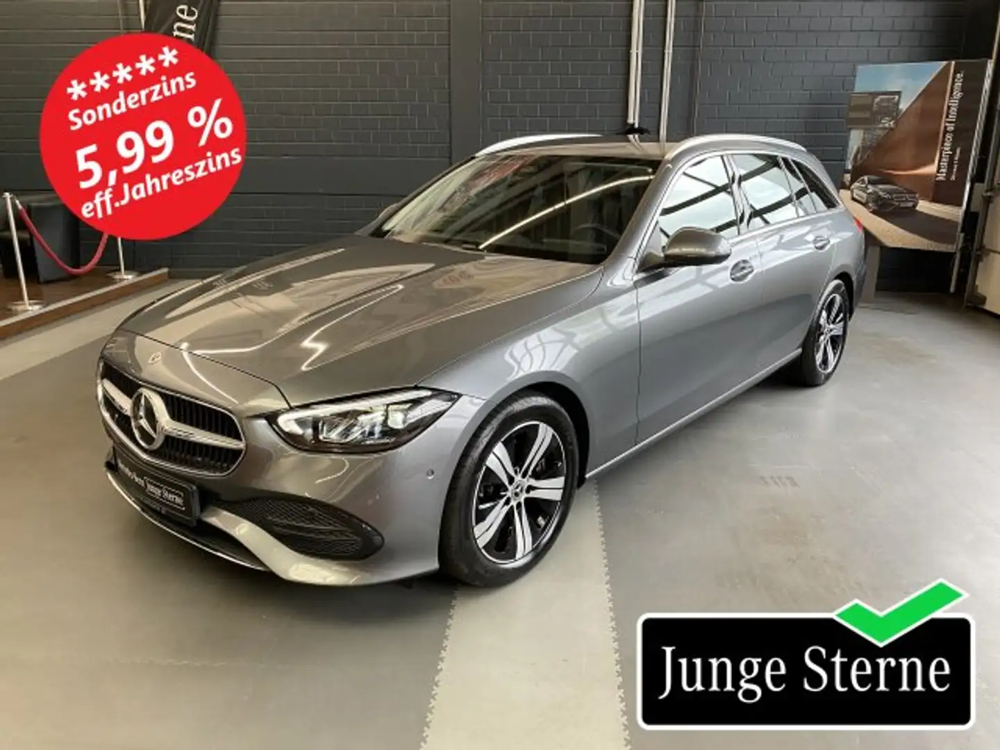 Mercedes-Benz C 200 C 200 T Avantgarde LED AHK MBUX Sitzh.Kamera... Gris - 1