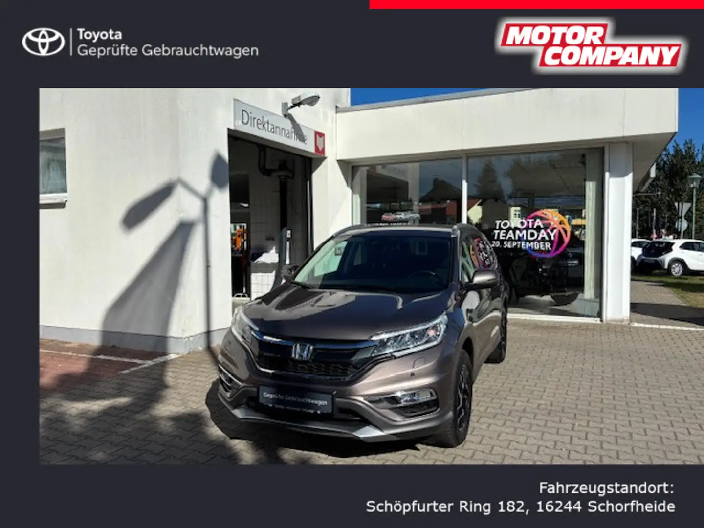 Honda CR-V 1,6 Diesel 5.-Trg. Schalter 6.-Gang Elegance 4WD A Grau - 1