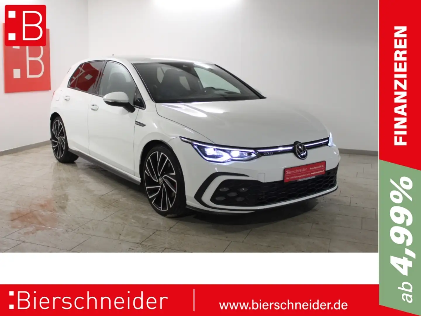 Volkswagen Golf 8 2.0 TDI DSG GTD 19 MATRIX AHK LEDER STAND Weiß - 1