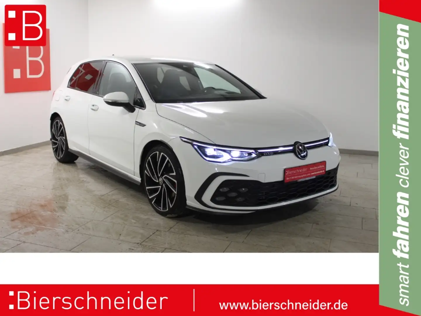 Volkswagen Golf 8 2.0 TDI DSG GTD 19 MATRIX AHK LEDER STAND Weiß - 1