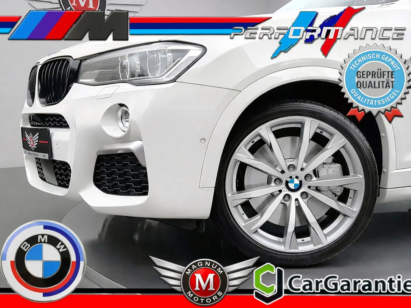 BMW X4 M40i PERFORMANCE *Aut.*Leder*Pano.*Head-Up* Weiß - 1