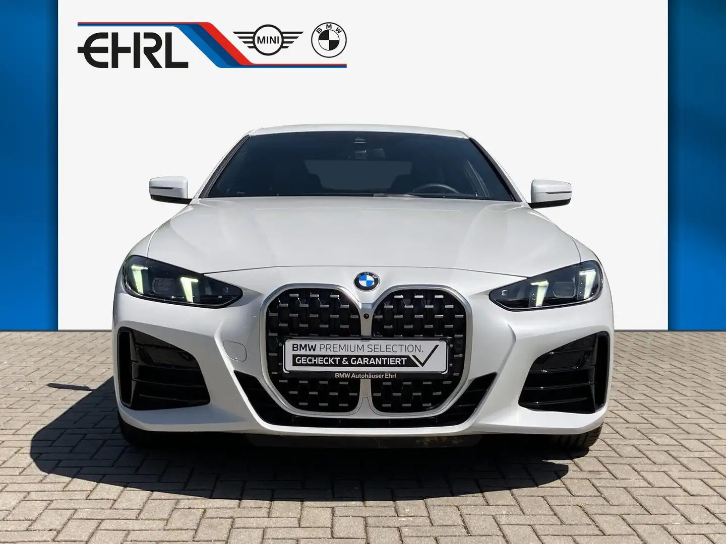 BMW 430 d xDrive LCI M SPORT AHK PA+ DA HUD LEDER Weiß - 2