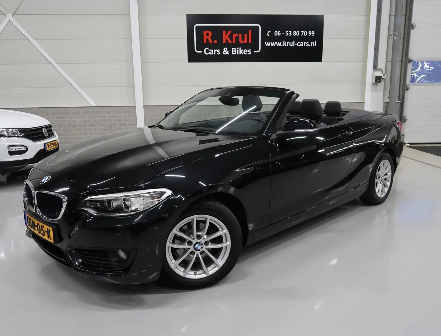 BMW 218 2-serie Cabrio 218i Centennial Leer Airco Navigati Noir - 1