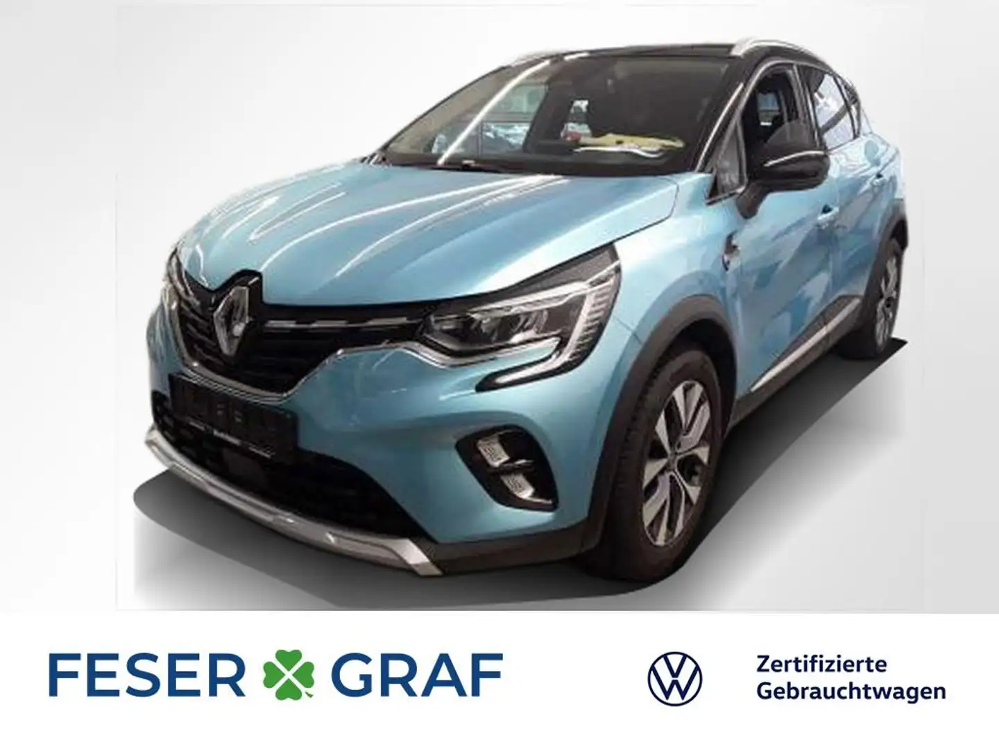 Renault Captur II 1.3 TCe 130 Edition One DSG Blauw - 1