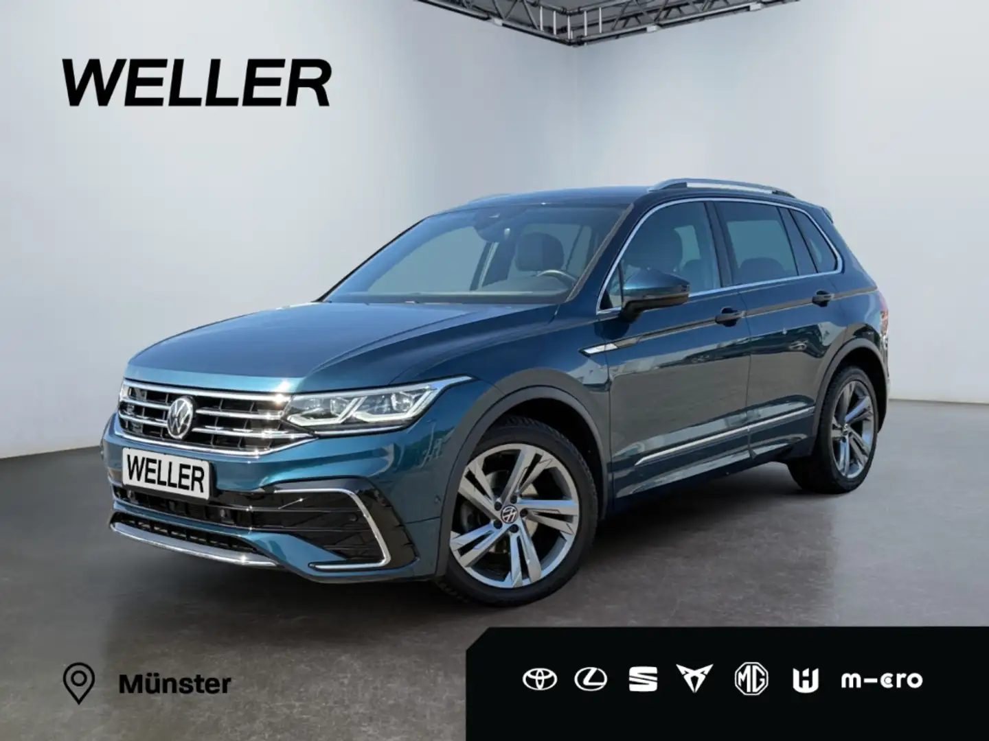 Volkswagen Tiguan 2.0 TDI DSG R-Line*Matrix*Virtual Blau - 1