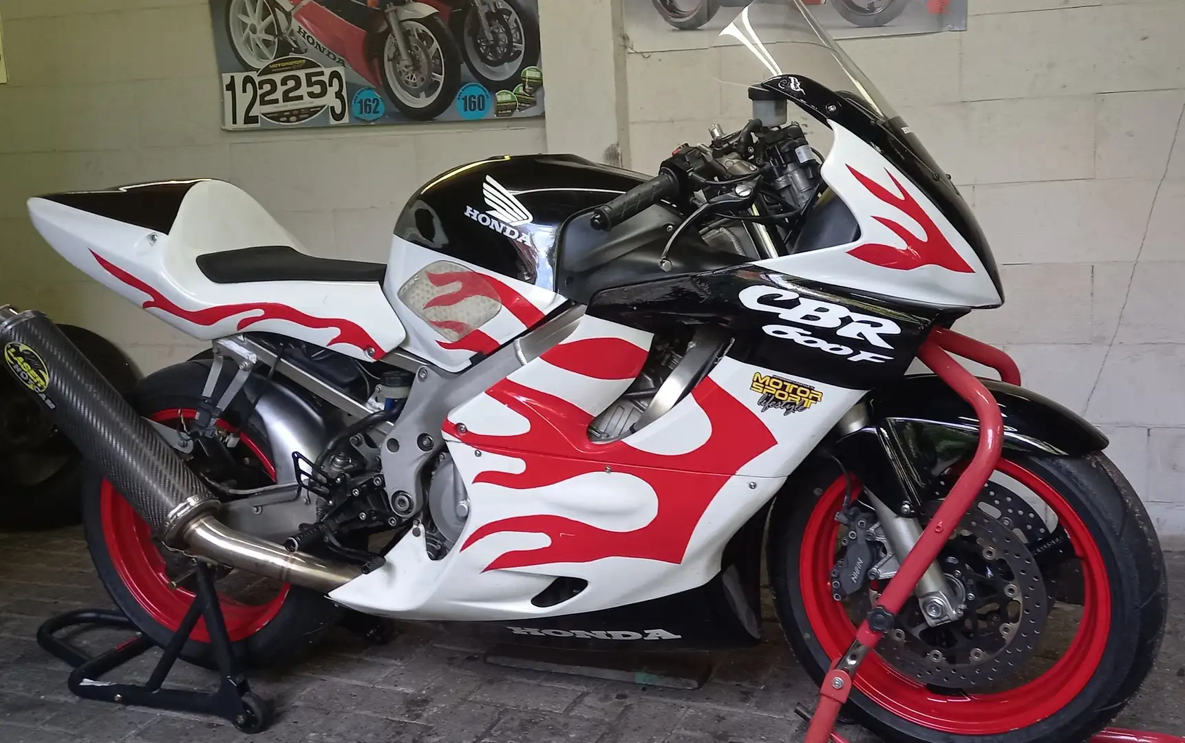 Honda CBR 600 circuitmotor Blanc - 1