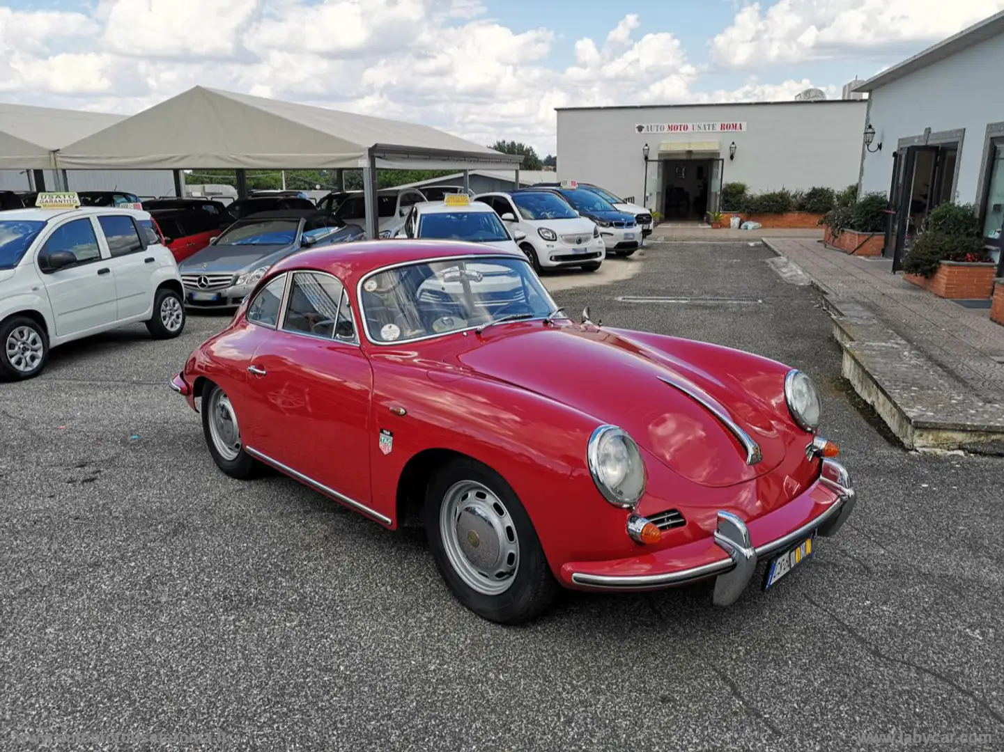 Porsche 356 356 C COUPÈ RATE AUTO MOTO SCOOTER Rosso - 1