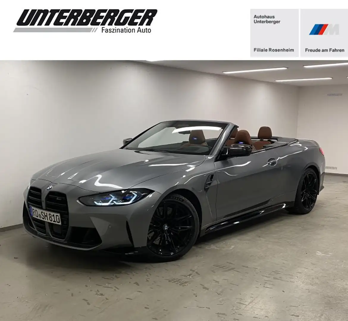 BMW M4 Cabrio  xDrive HUD HK PA-Plus Laserlicht Grau - 1