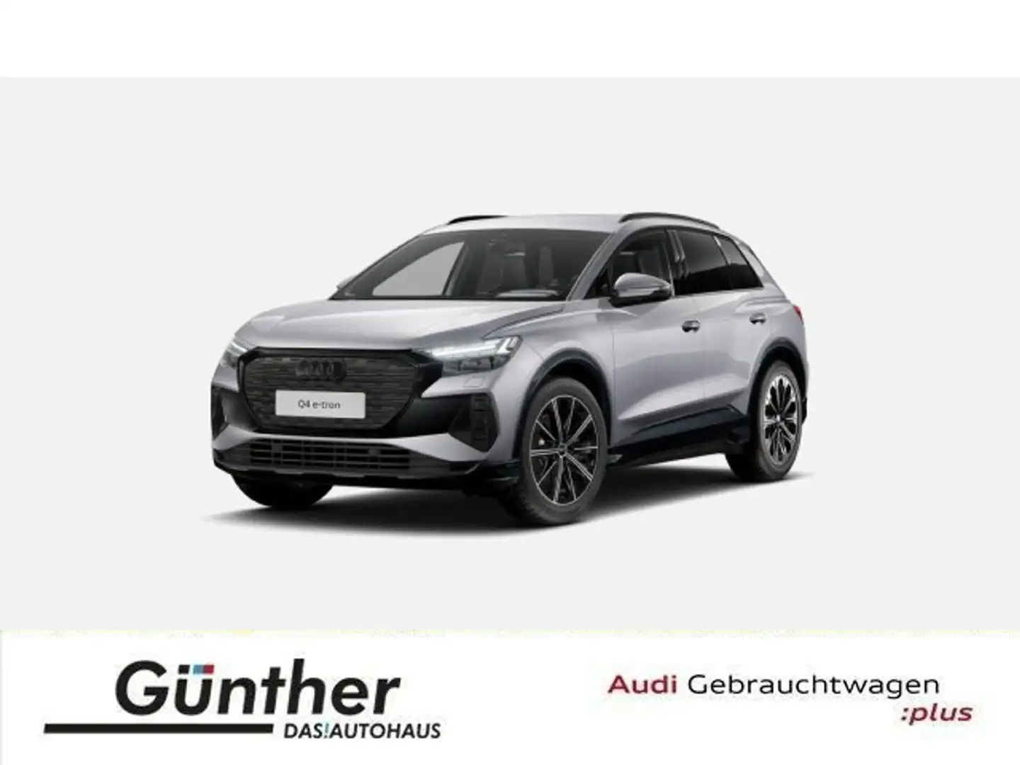 Audi Q4 e-tron 35 S LINE+WINTERRÄDE+AHK+HEAD UP+SONOS Argent - 1