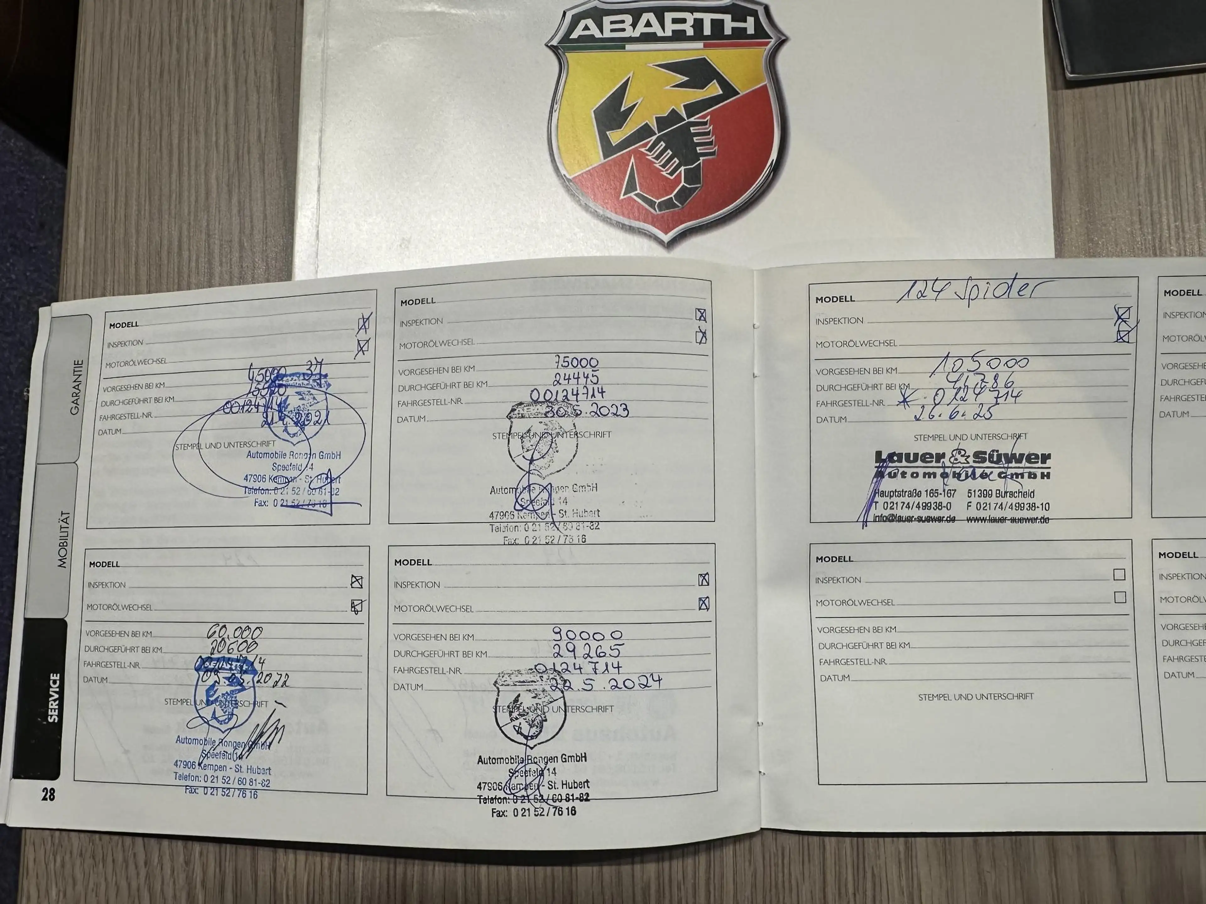 Fiat 124 Spider Abarth 1.4 MultiAir Turbo 170PK Turismo — photo 32