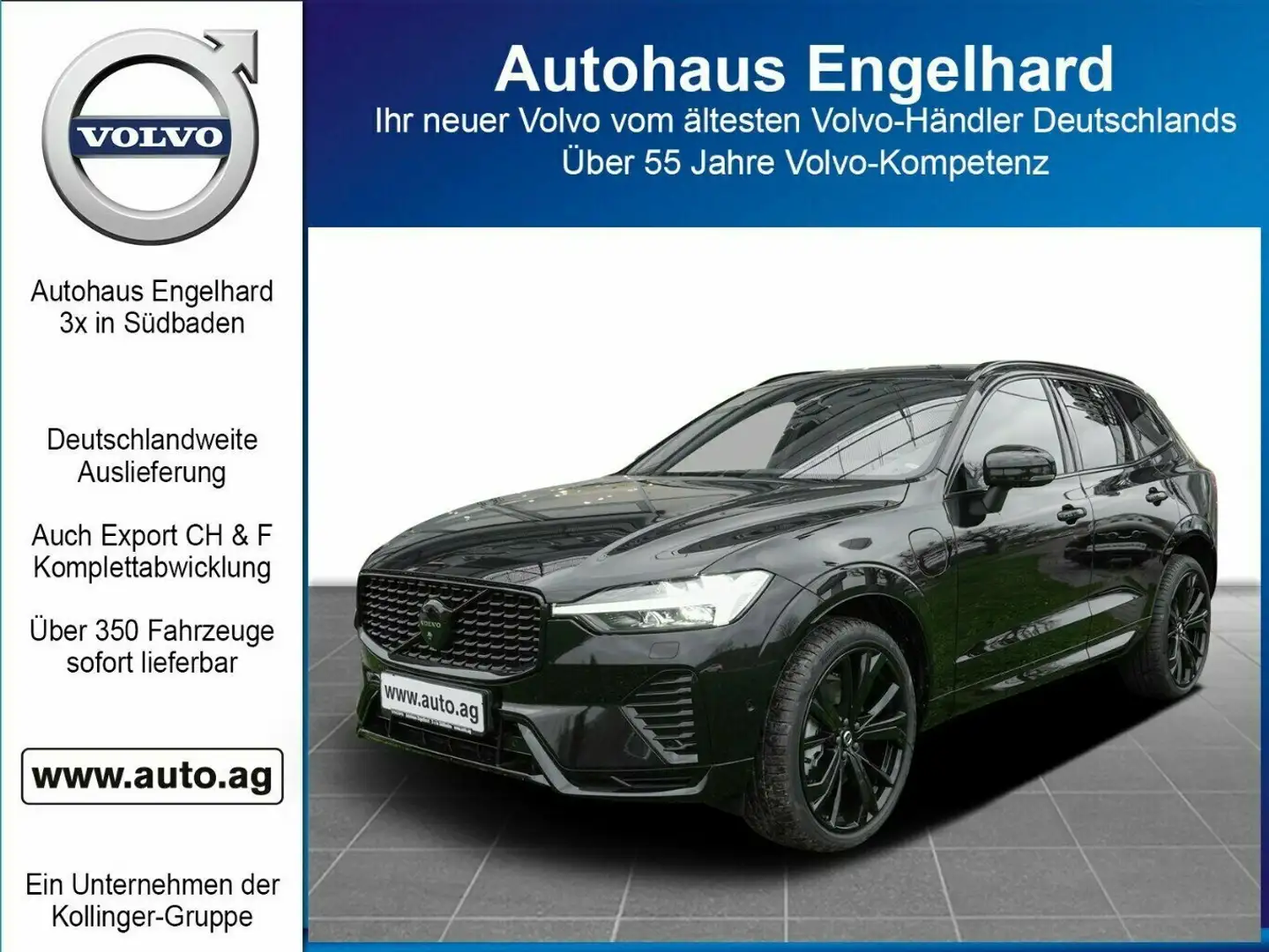 Volvo XC60 T6 PLUS BLACK EDITION DEAL 644 EURO Schwarz - 1