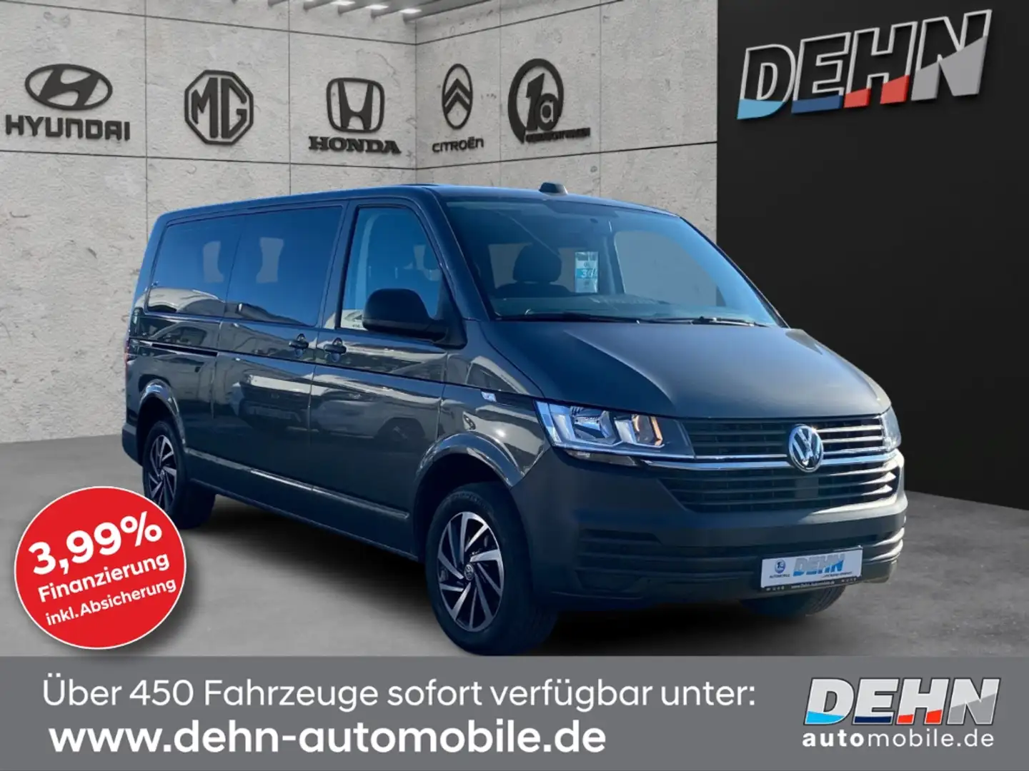 Volkswagen T6.1 Kombi 2.0 TDI DSG lang AHK/Navi/SHZ/Zusatzheizung Grau - 1