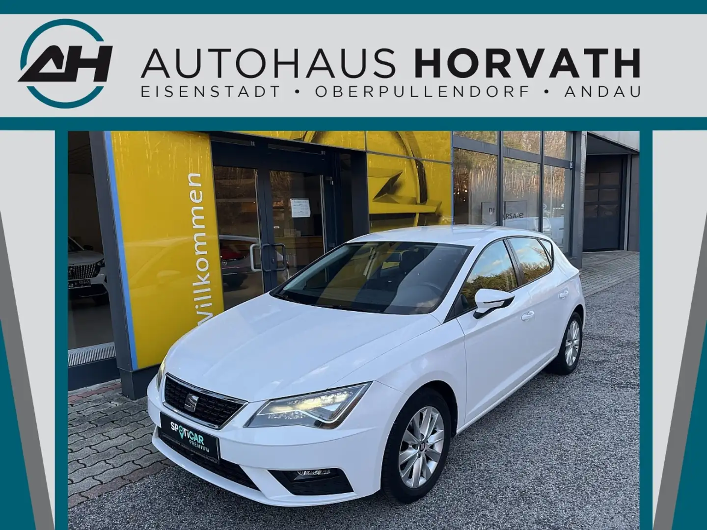 SEAT Leon Style 1,6 TDI DSG Start-Stopp Weiß - 1
