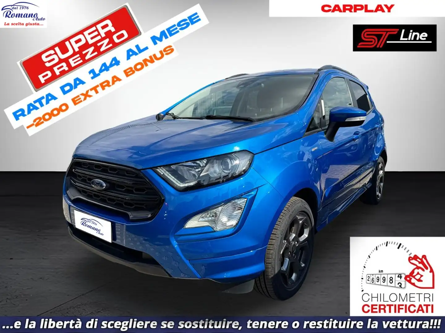 Ford EcoSport 1.0 ecoboost ST-line s&s 125cv Blu/Azzurro - 1