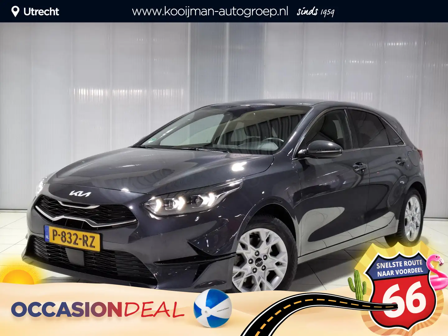 Kia Ceed / cee'd 1.5 T-GDi DynamicPlusLine Apple Carplay/Android Au Grijs - 1