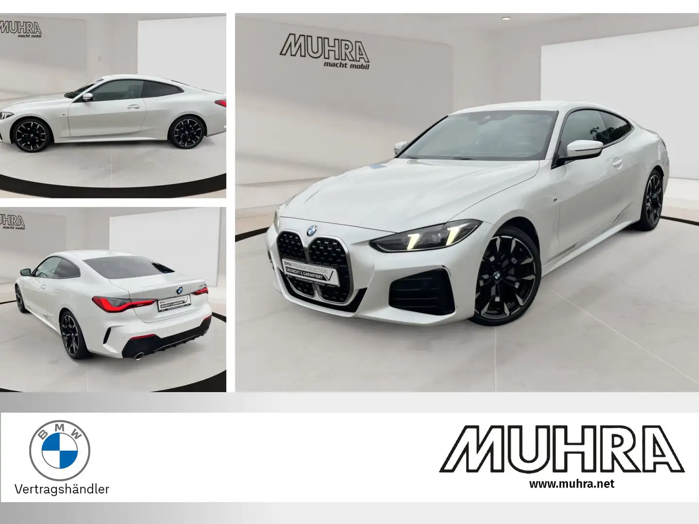 BMW 420 i Coupé M Sportpaket Memorysitze Lenkradheizung Pa Weiß - 1