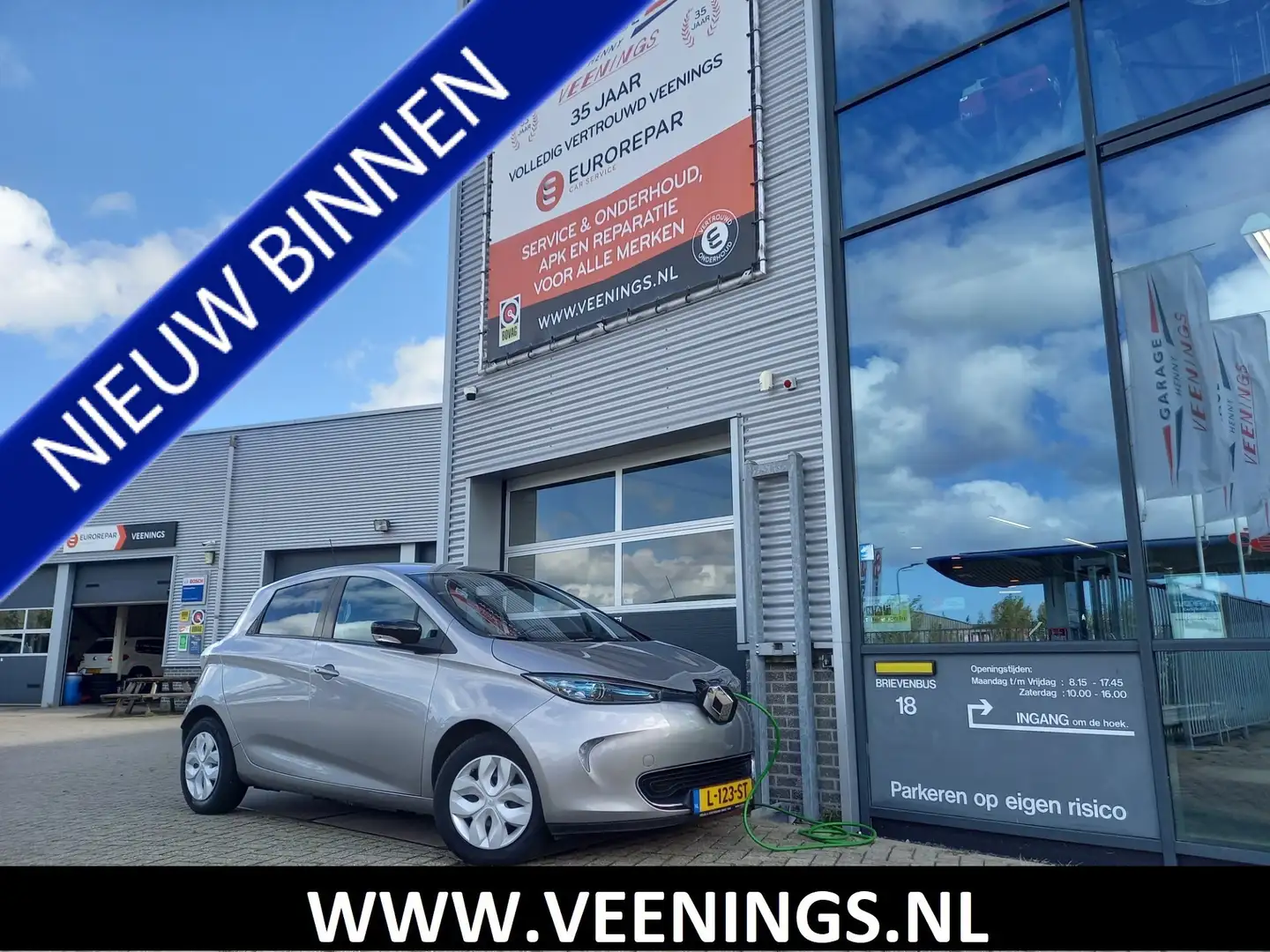 Renault ZOE Q210 Intens Quickcharge 22 kWh INCL ACCU - AUTO KO Gris - 1