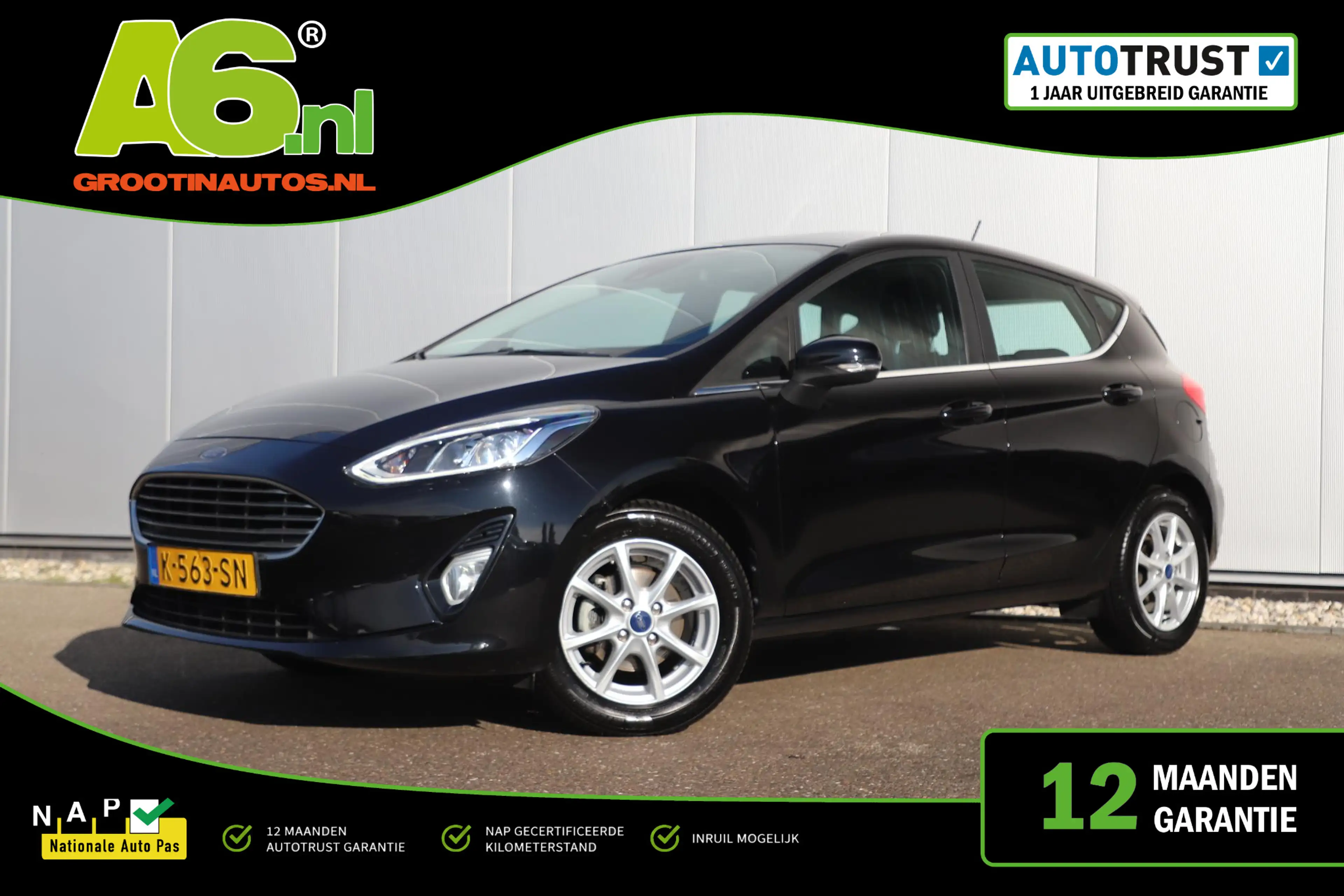 Ford Fiesta 1.0 EcoBoost Titanium 95PK Navigatie LMV Carplay A