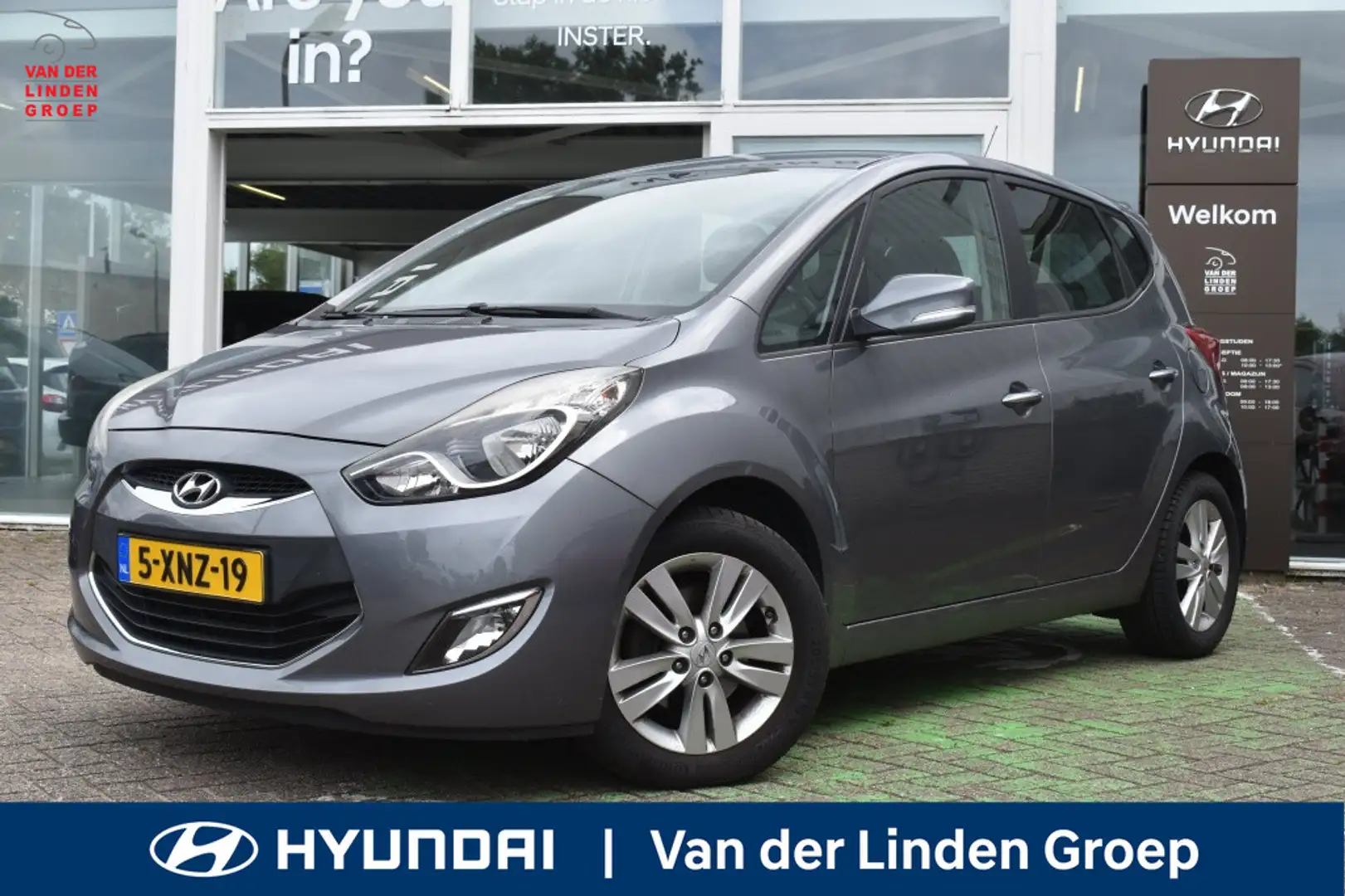Hyundai iX20 1.6i i-Vision Automaat Navi/Cam/Pdc/Bluetooth "RIJ Gris - 1