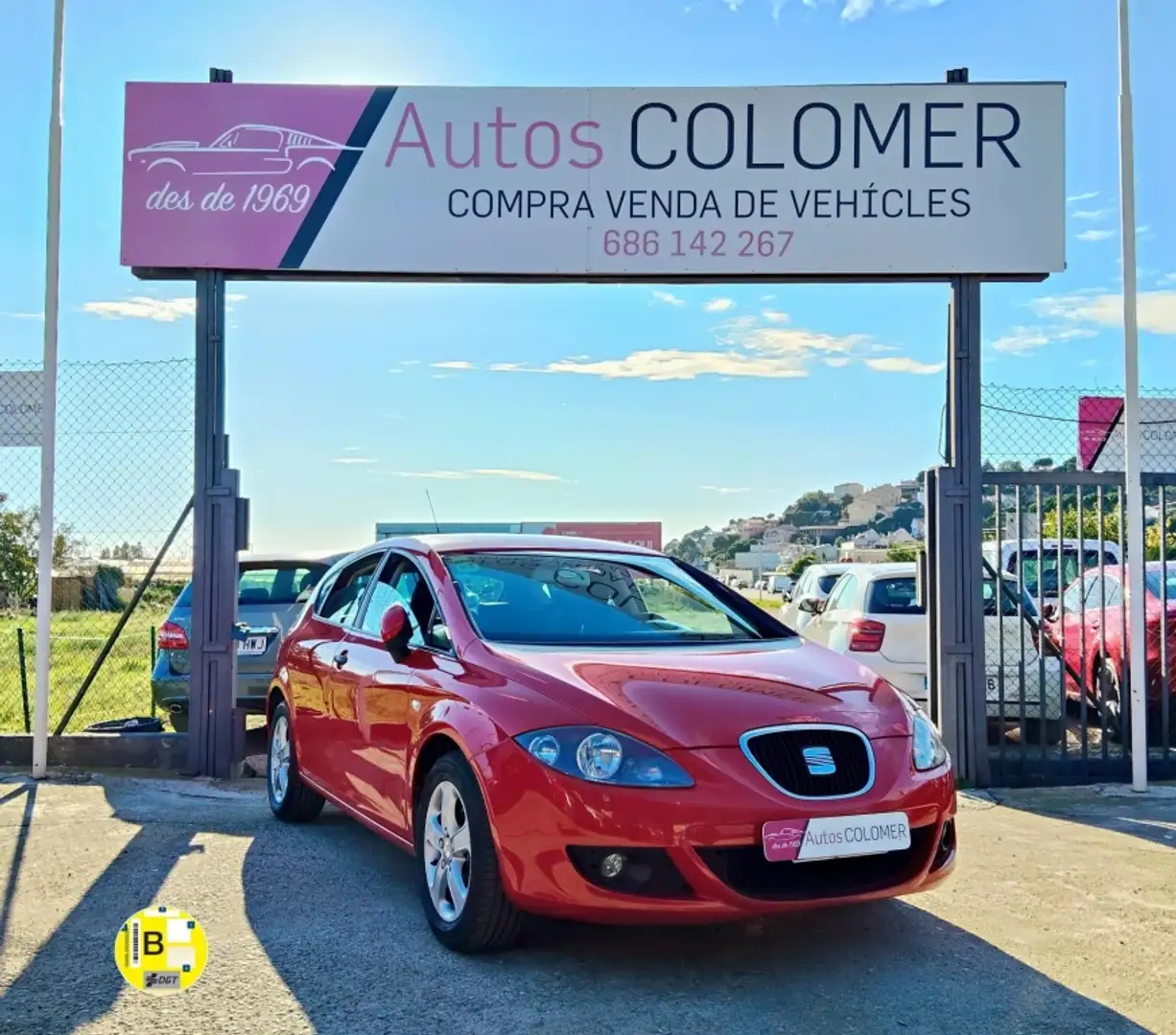 SEAT Leon 1.9TDI Reference Ecomotive DPF Rouge - 1