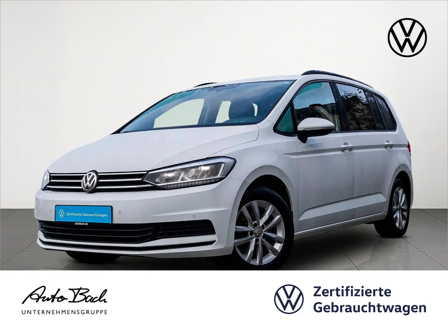 Volkswagen Touran 1.5 TSI Comfortline DSG Navi LED ACC EPH Weiß - 1