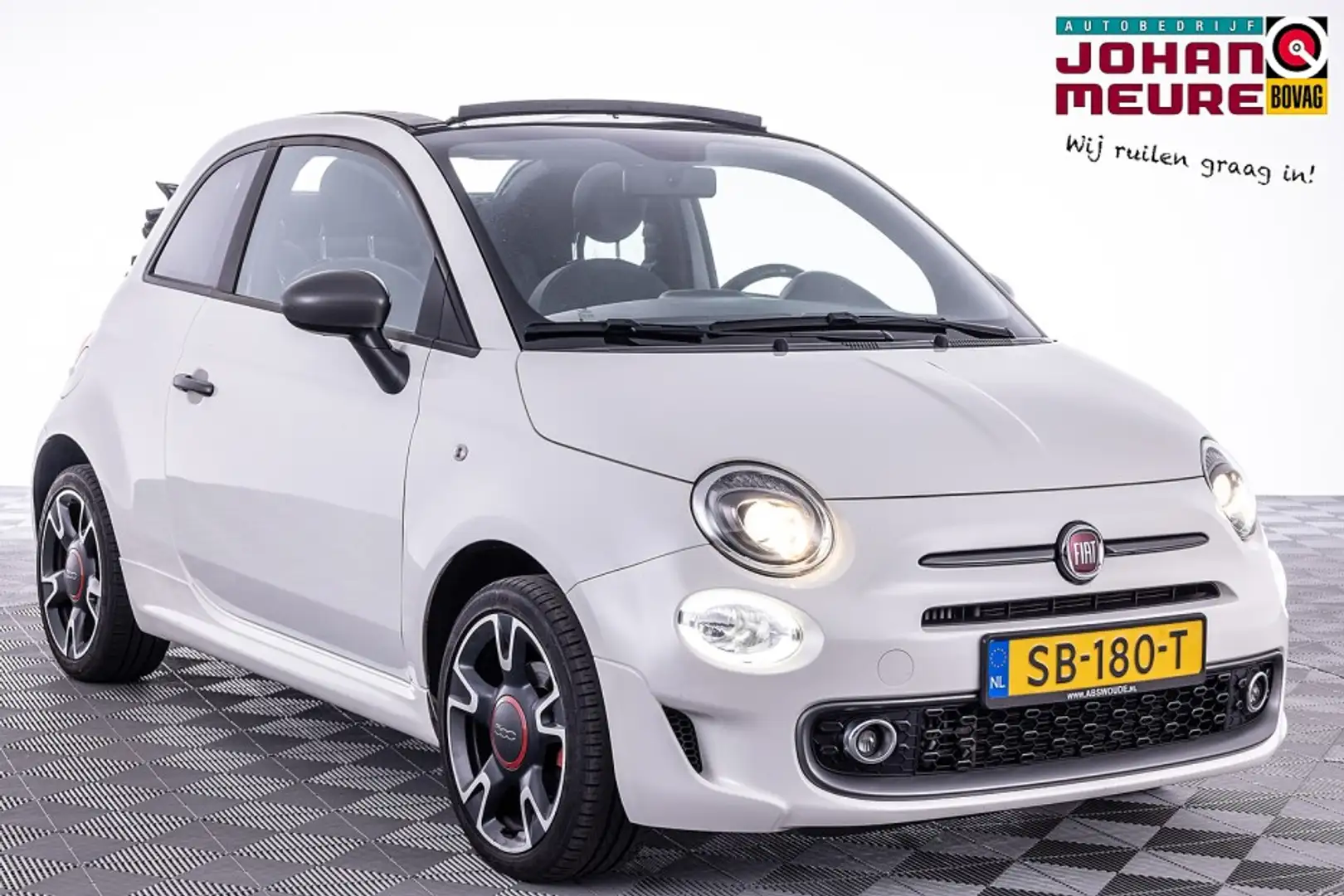 Fiat 500C 0.9 TwinAir Turbo Sport | Half Leer | Cruise Contr Wit - 1
