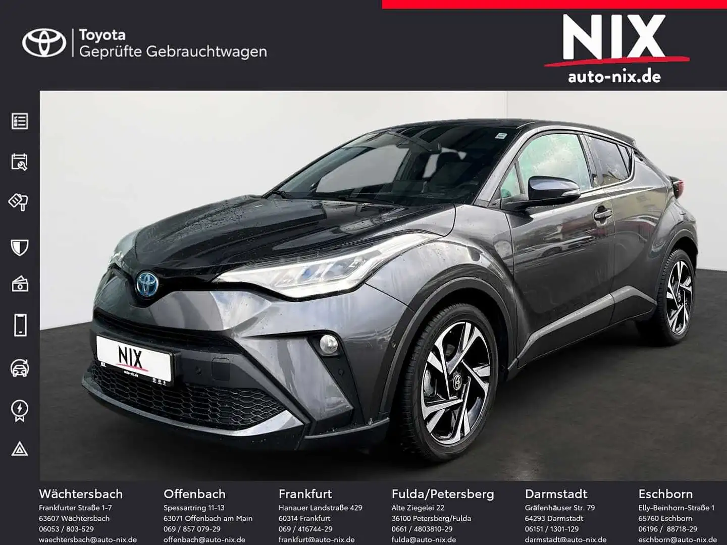Toyota C-HR 1.8 Hybrid Team D SHZ ALLWETTER Grau - 1
